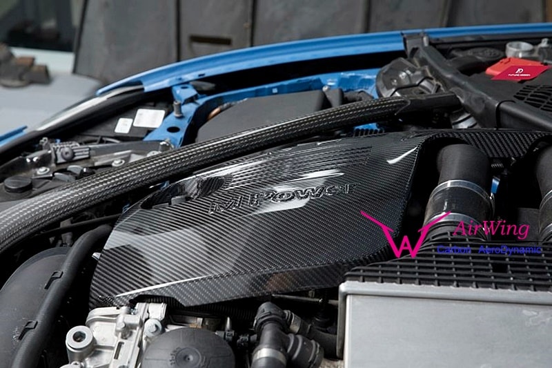 BMW F80M3 F82M4 - Performance style Carbon Fiber Engine Cover 04